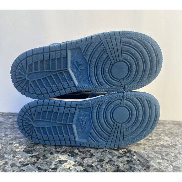 Nike Air Jordan 1 Retro High OG Kid Size 10C Dark Marina Blue Black AQ2665-404 - Picture 7 of 10